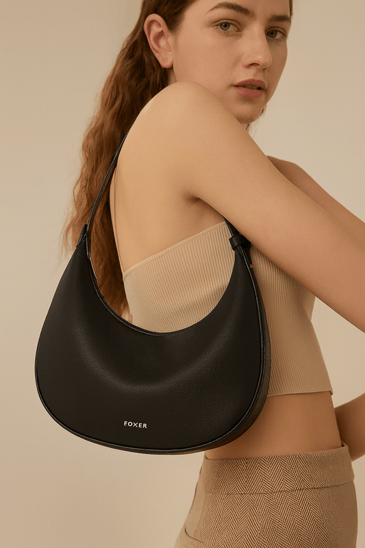 Bolsa Baguete em Couro- Foxer