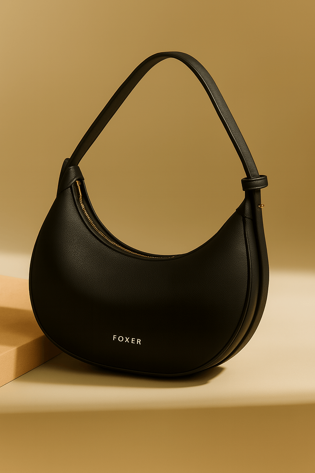 Bolsa Baguete em Couro- Foxer
